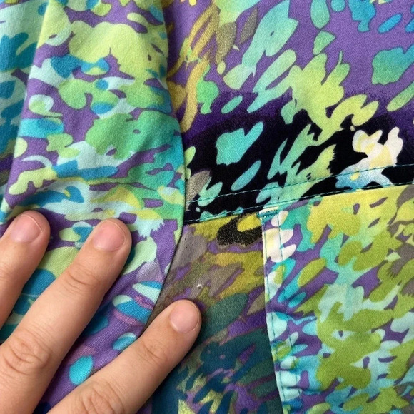 Erin London Zipper Blazer Jacket | Multicolour | Size Medium - Picture 8 of 8